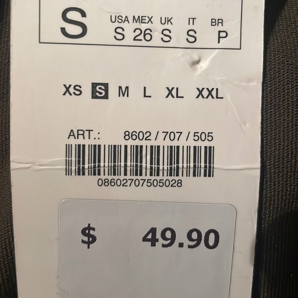 Zara olive green rushed on the sides skirt - Picture 5 of 5